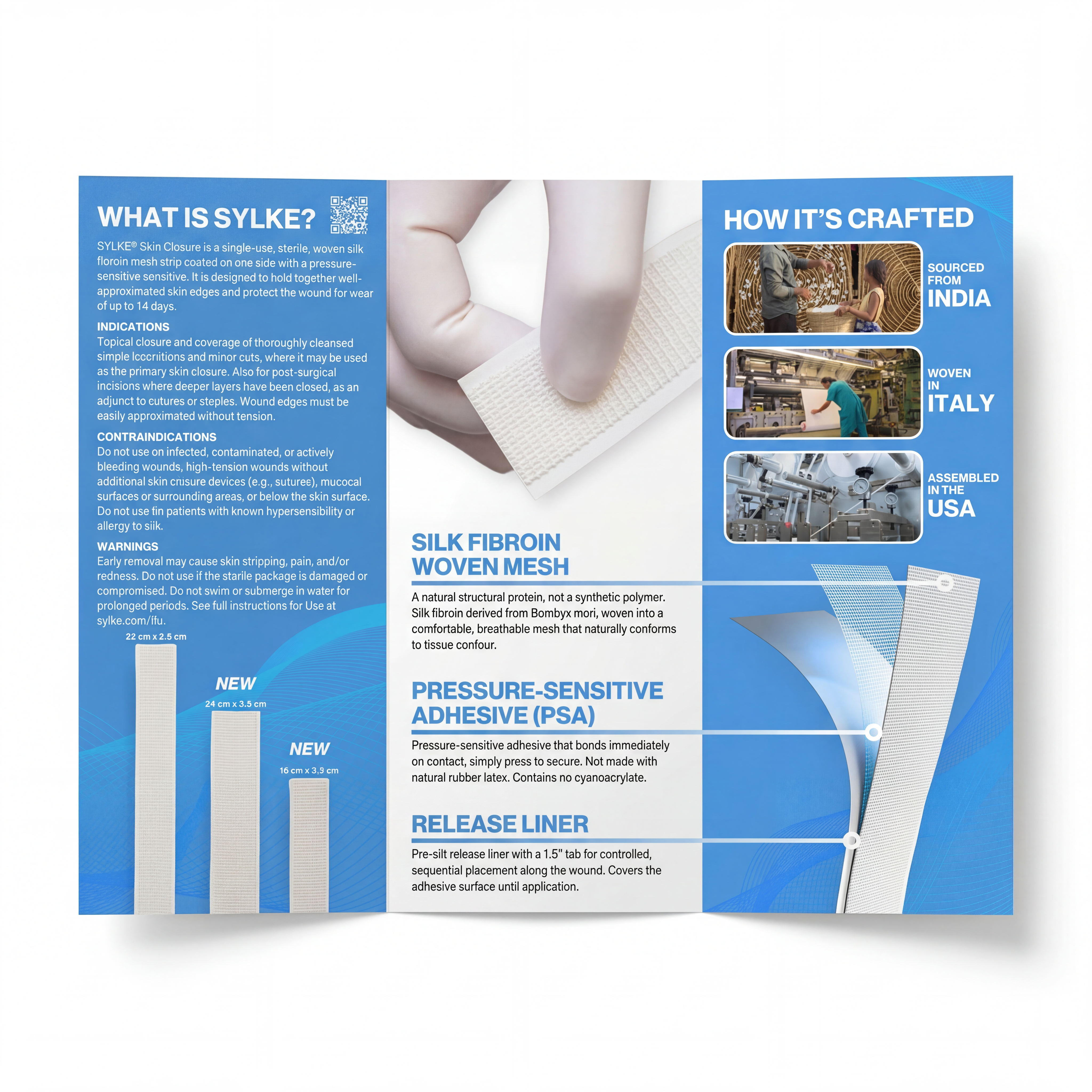 SYLKE® Adhesive Wound Closure Brochure SYLKE® Adhesive Wound Closure Brochure