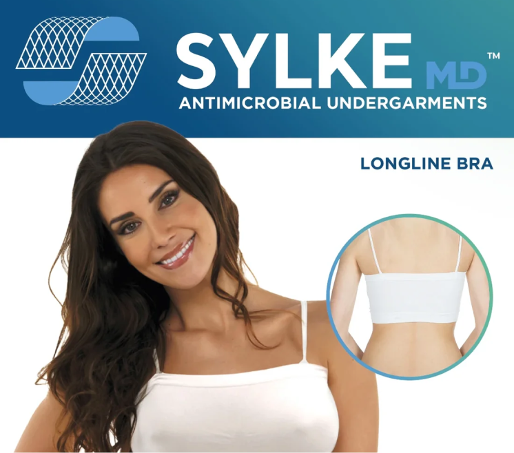 Silk Longline Bra  SYLKE® – Sylke