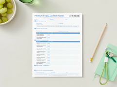 SYLKE® Product Evaluation Form