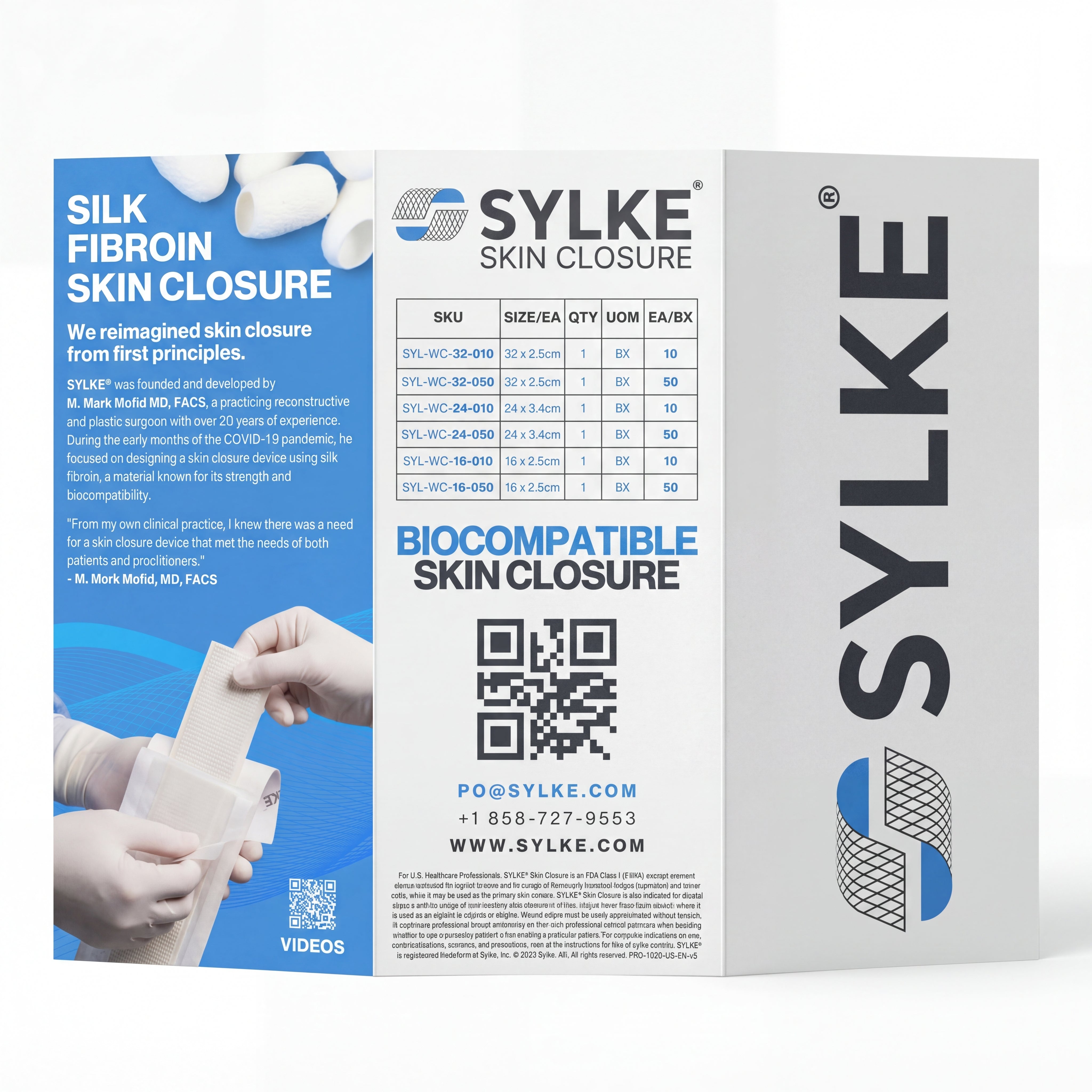 SYLKE® Adhesive Wound Closure Brochure