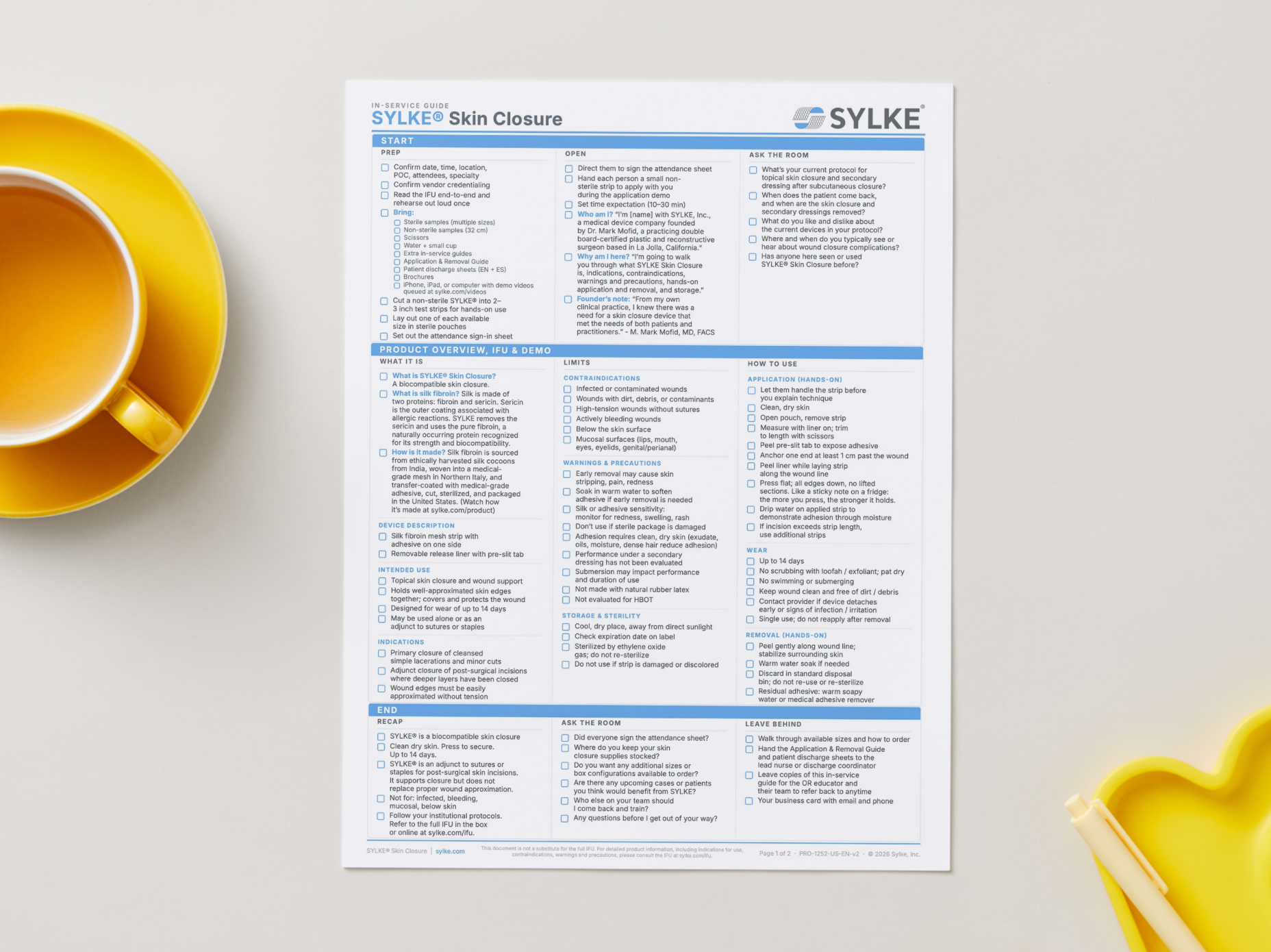 SYLKE® In-Servicing Guide